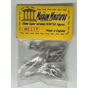 15mm Museum Miniatures Pewter Figures Set 15/S E 26 Made In England Collectible